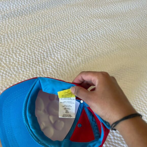 Disnep Boys Kids Mickey Mouse 3D Pop Hat Red Blue Baseball Cap - Picture 4 of 8